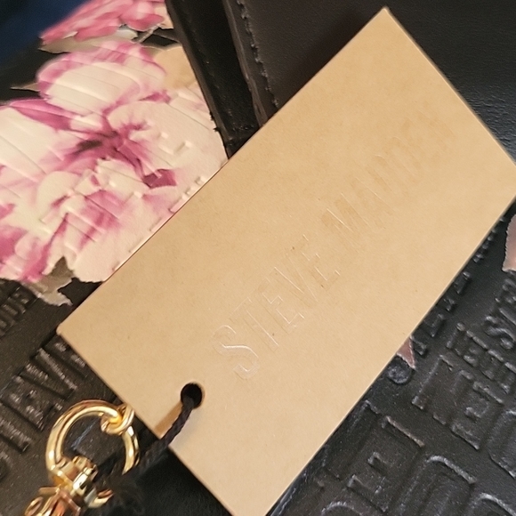 Steve Madden BLK Floral Brelli DR124790 Cross body-Handbag NWT! - Picture 2 of 16